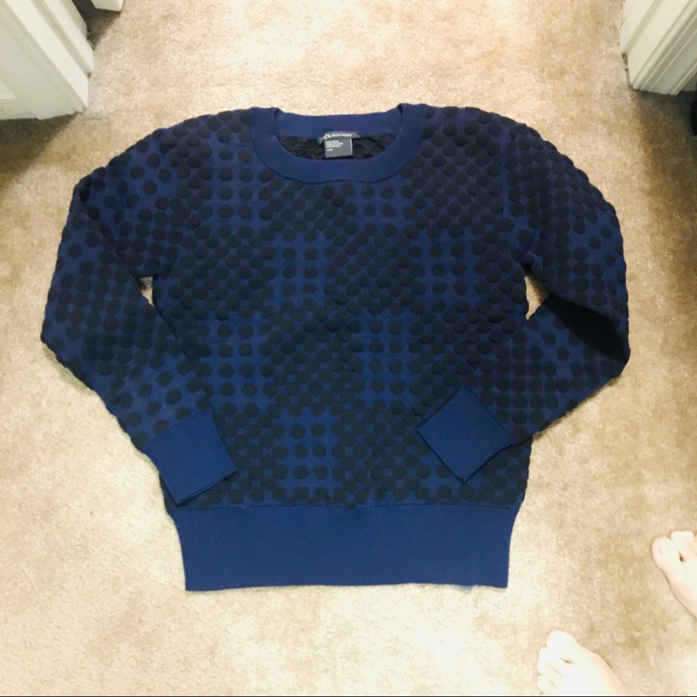 NWT Armani Exchange Blue Sweater